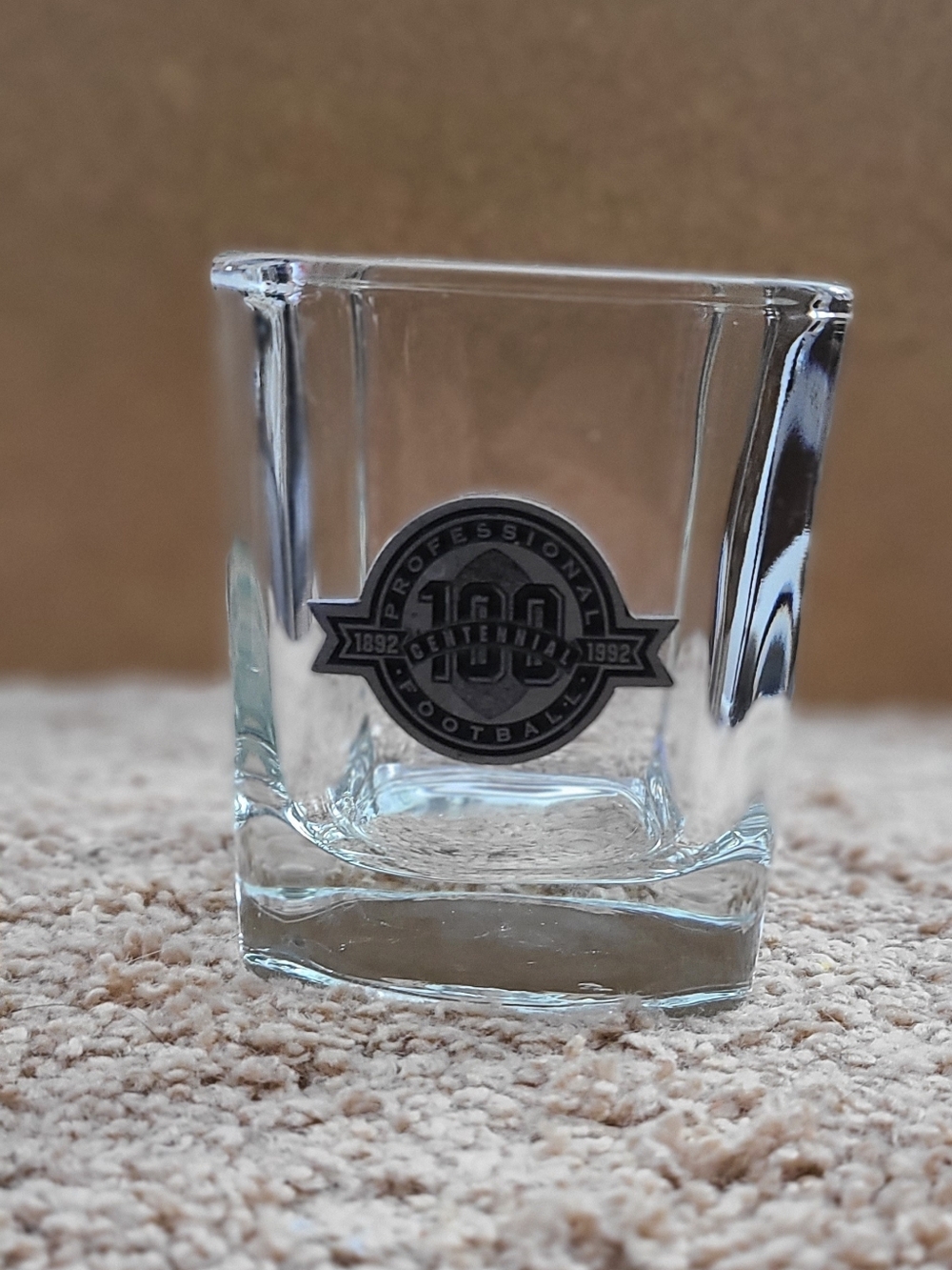 100 Years of Pro Football Hall of Fame Shot Glass